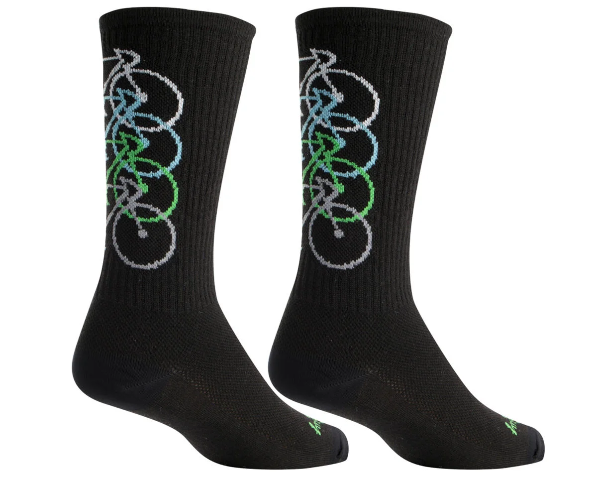 Sockguy 6" Wool Socks (Stacked) (S/M)